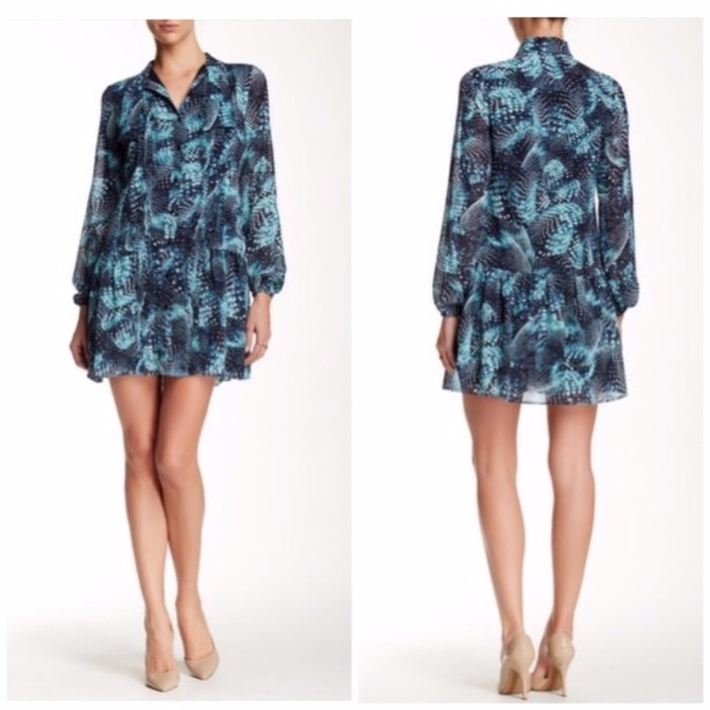 Cynthia Steffe Long Sleeve Blouse Dress